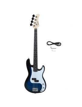 Glarry GP Electric Bass Guitar Cord Wrench Tool Dark Blue