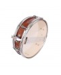Glarry 14 x 5.5" Snare Drum Poplar Wood Drum Percussion Set Tiger Stripes